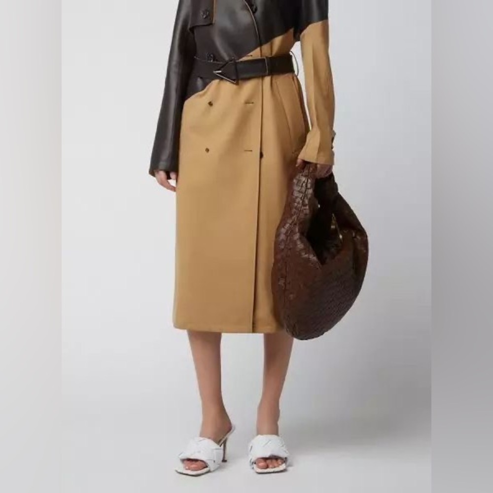 Womens Basket Weave Open Square Toe Block Heel Sandals Slides Pumps Size 5 NWT - Picture 8 of 8